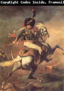 Theodore   Gericault An Officer of the Imperial Horse Guards Charging (mk05)